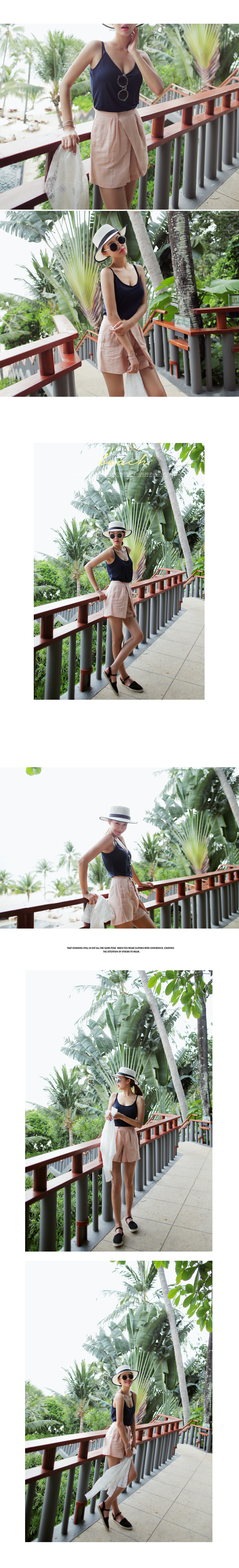 パイピングアイボリーストローハット・全1色 | DHOLIC | 詳細画像2