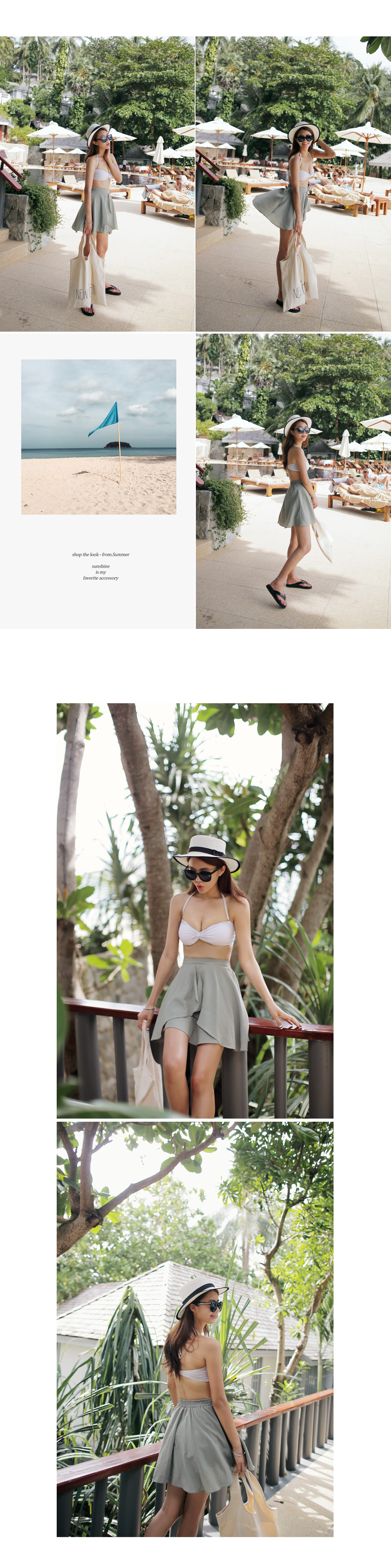 パイピングアイボリーストローハット・全1色 | DHOLIC | 詳細画像12