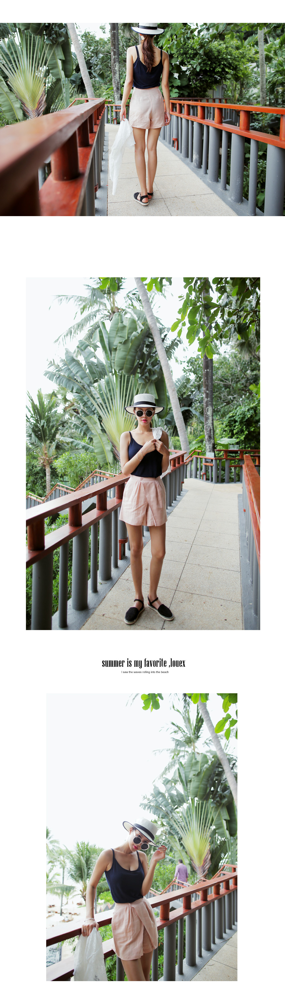 パイピングアイボリーストローハット・全1色 | DHOLIC | 詳細画像5