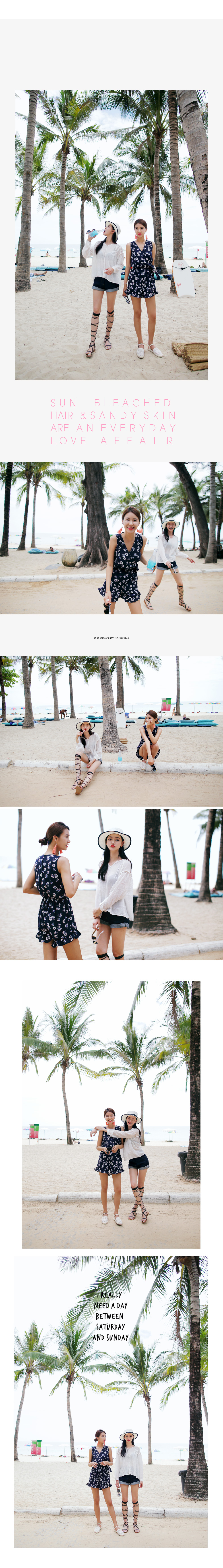 パイピングアイボリーストローハット・全1色 | DHOLIC | 詳細画像6