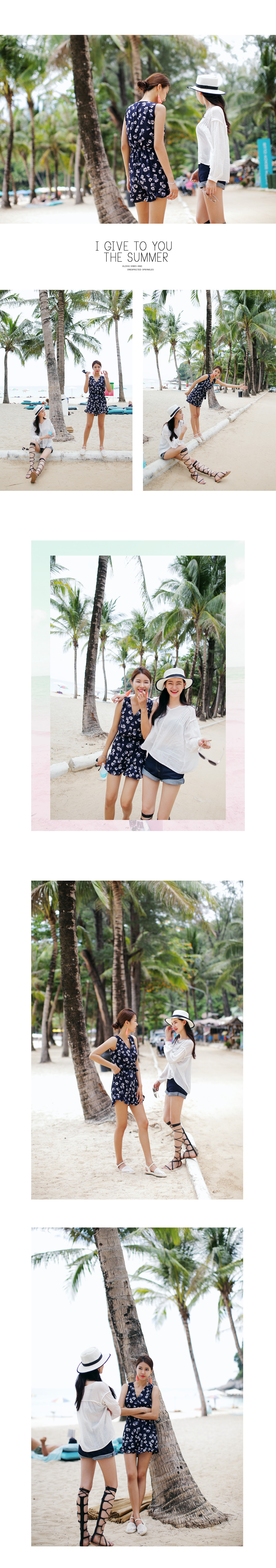 パイピングアイボリーストローハット・全1色 | DHOLIC | 詳細画像8