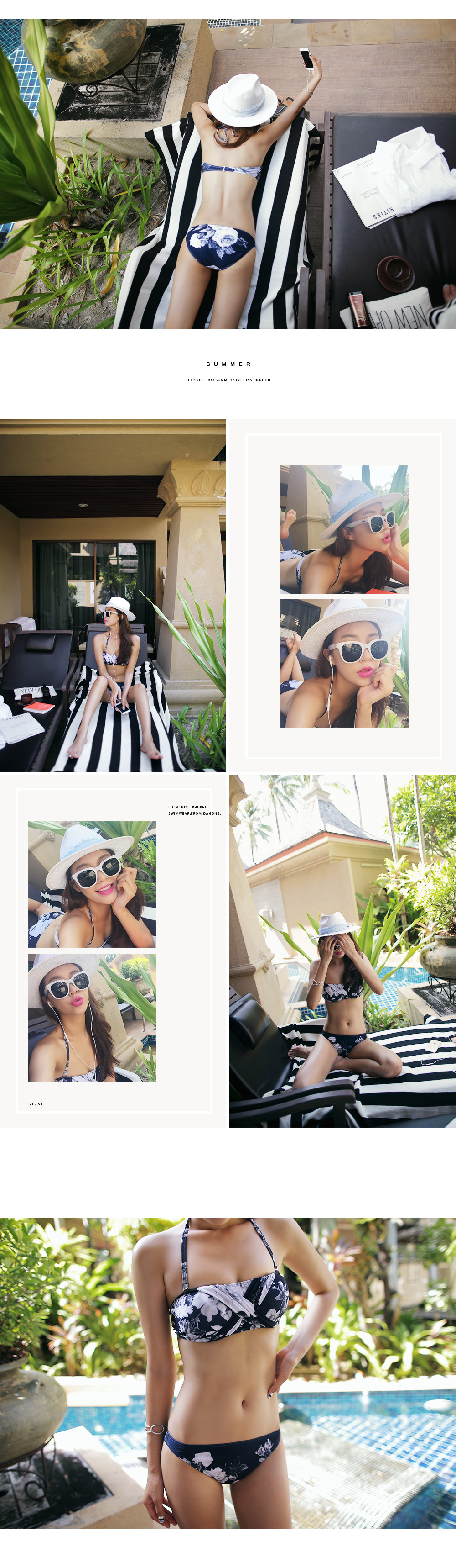 リボンペーパーヤーンストローハット・全2色 | DHOLIC | 詳細画像5