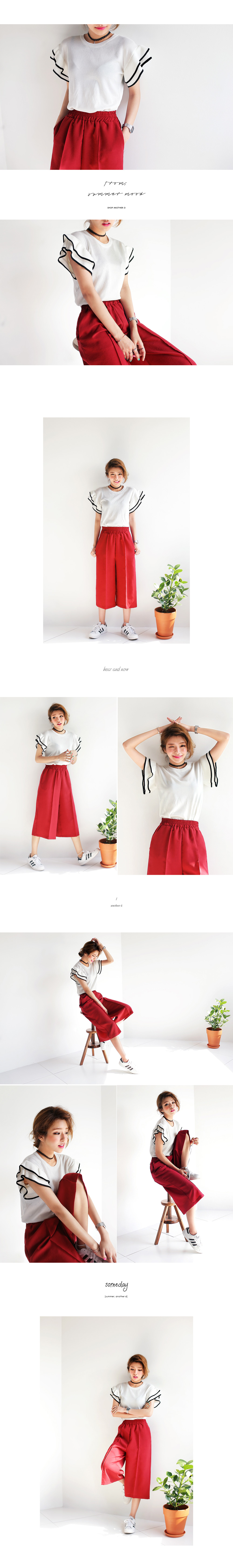 <font color=red><b>●●雑誌mina9月号/JELLY9月号掲載●●</b></font>ラッフルスリーブサマーニット・全2色 | DHOLIC | 詳細画像2