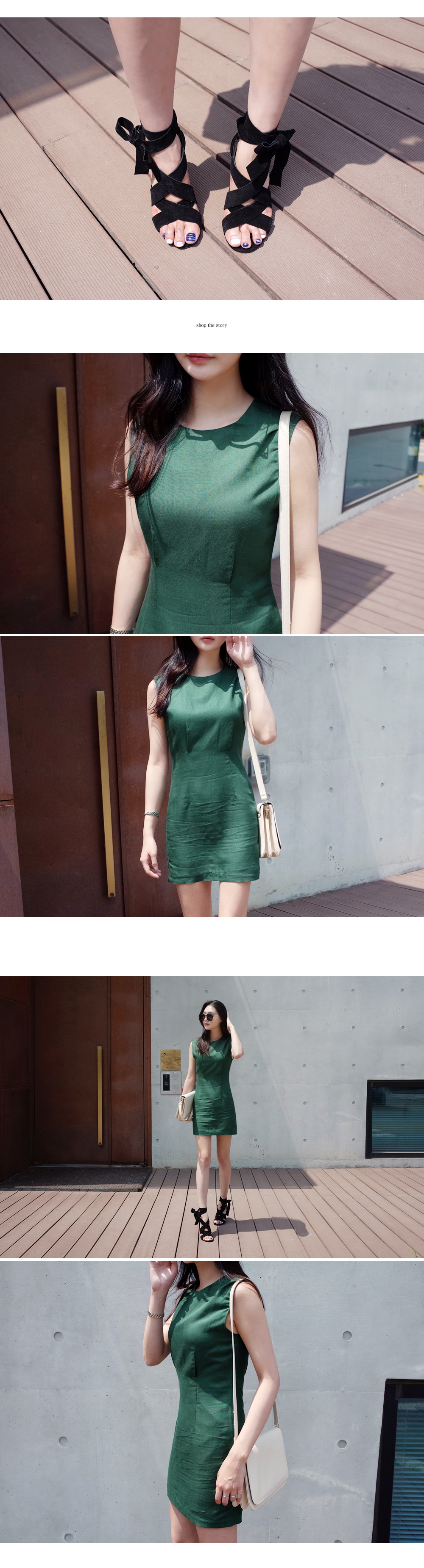 ディープカラーラミーワンピース・全3色 | DHOLIC | 詳細画像4