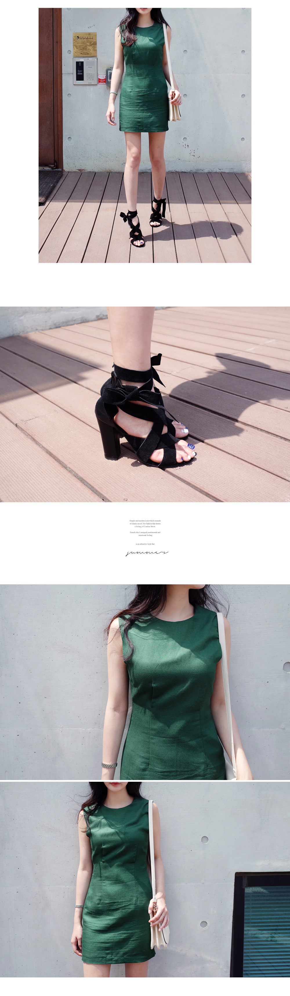 ディープカラーラミーワンピース・全3色 | DHOLIC | 詳細画像5