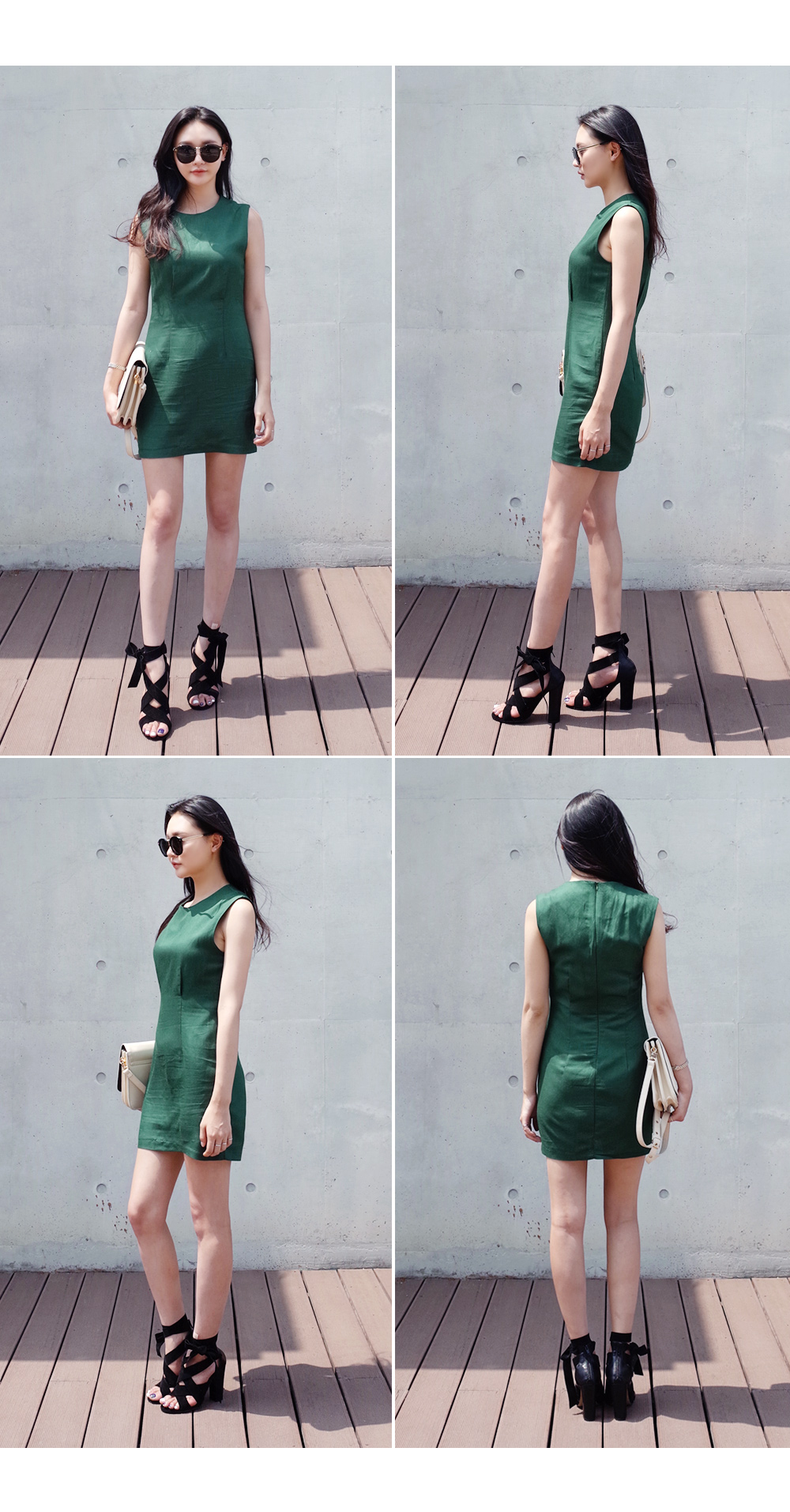 ディープカラーラミーワンピース・全3色 | DHOLIC | 詳細画像6