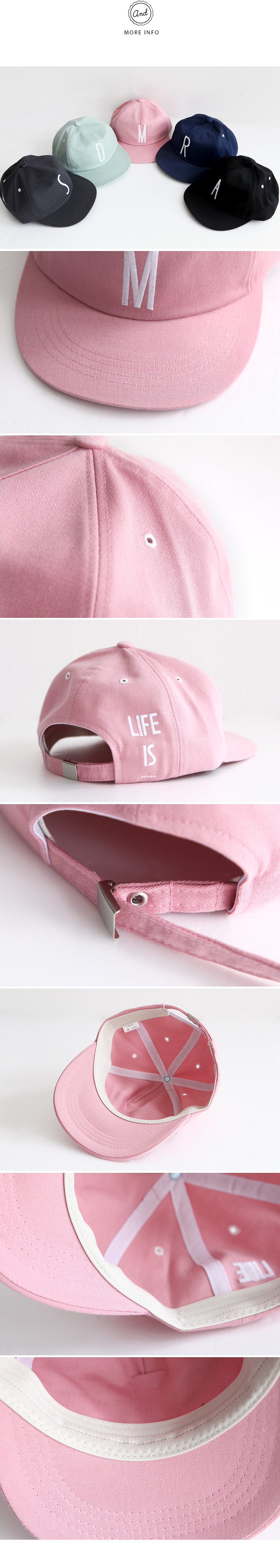 アルファベット刺繍キャップ・全5色 | DHOLIC | 詳細画像14