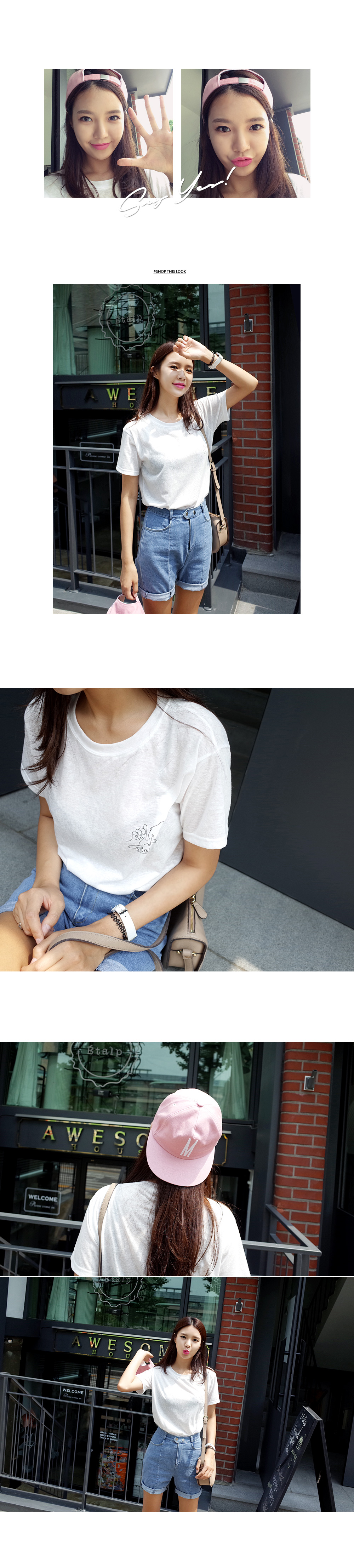 アルファベット刺繍キャップ・全5色 | DHOLIC | 詳細画像12