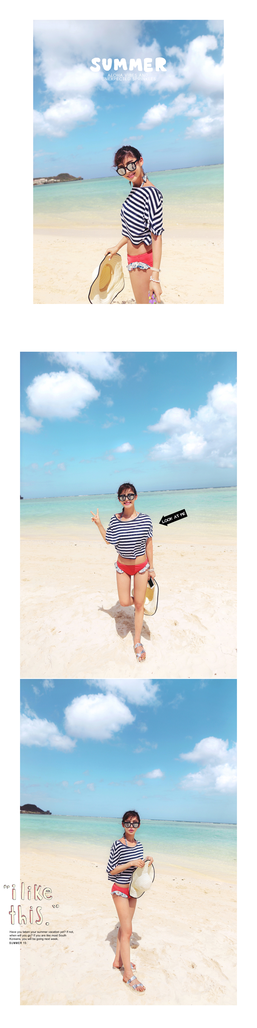 <font color=red><b>●●雑誌Soup.8月号/CHOKi CHOKi GiRLS7月号掲載●●</b></font>シャーリングバンドゥビキニ・全2色 | DHOLIC | 詳細画像12