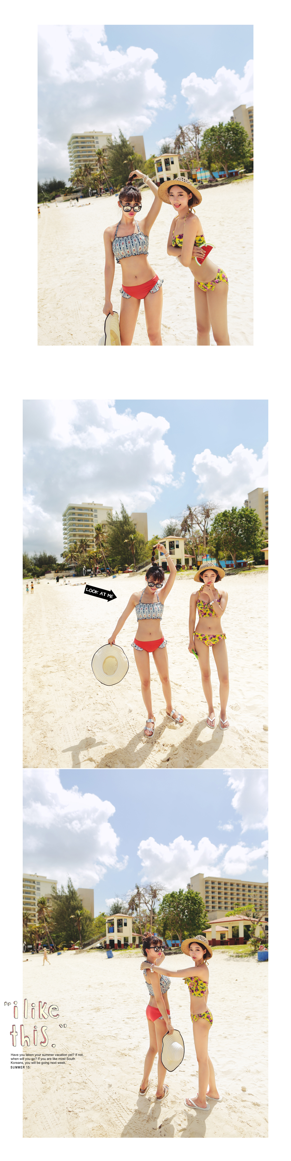 <font color=red><b>●●雑誌Soup.8月号/CHOKi CHOKi GiRLS7月号掲載●●</b></font>シャーリングバンドゥビキニ・全2色 | DHOLIC | 詳細画像7