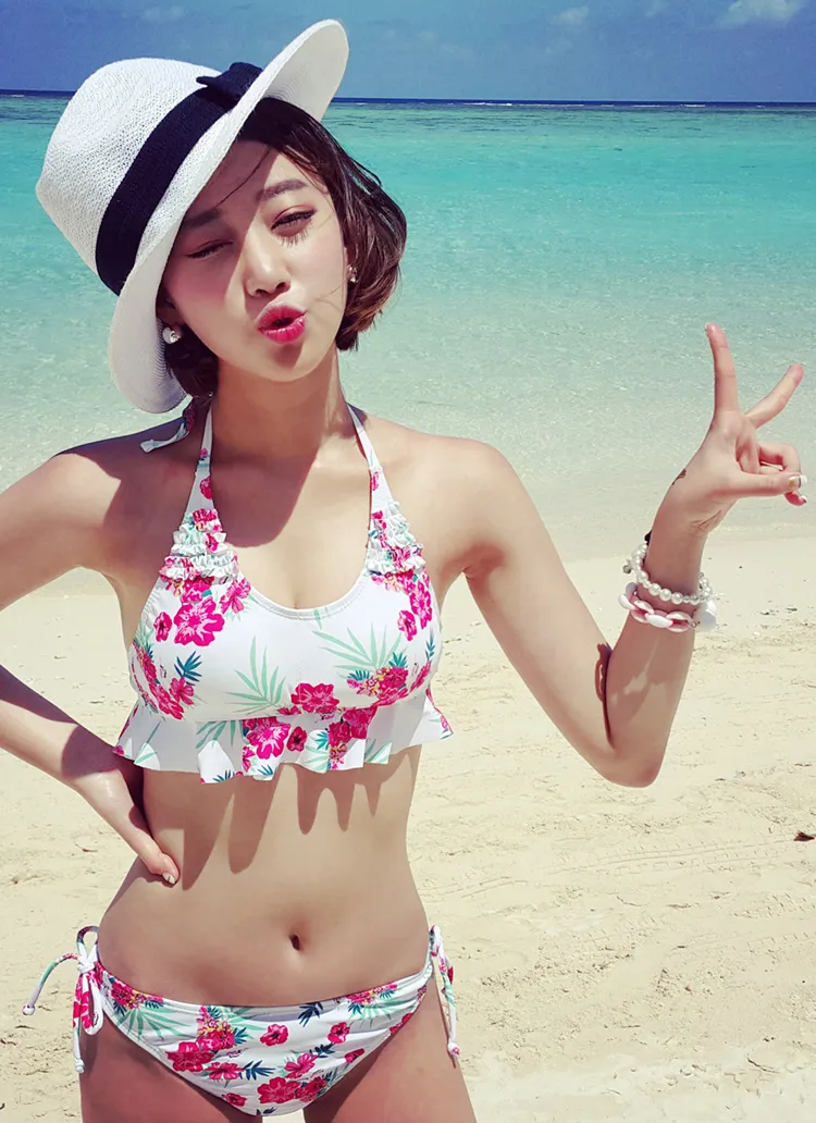 アンダーフレアブラトップビキニ・全2色 | DHOLIC | 詳細画像1