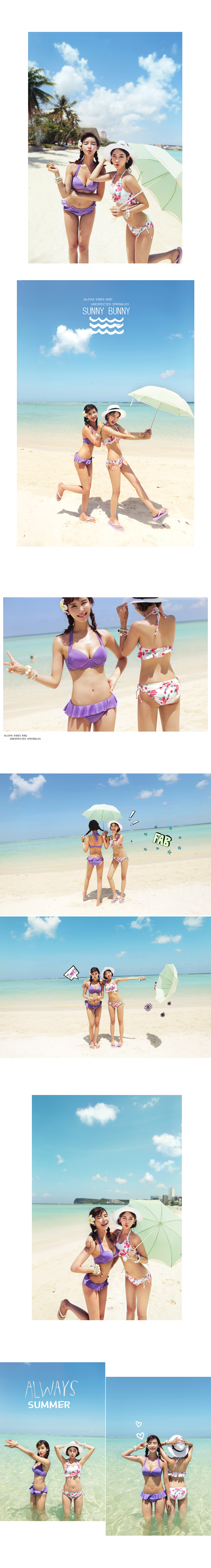 アンダーフレアブラトップビキニ・全2色 | DHOLIC | 詳細画像2