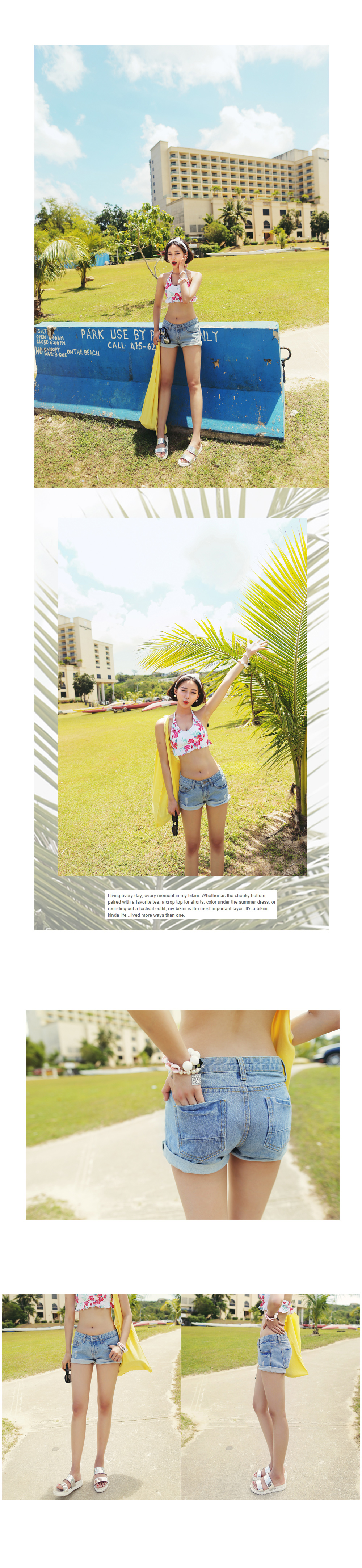 アンダーフレアブラトップビキニ・全2色 | DHOLIC | 詳細画像9