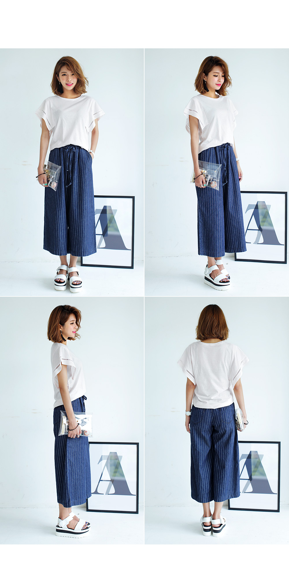 スクエアレーススリーブTシャツ・全3色 | DHOLIC | 詳細画像9