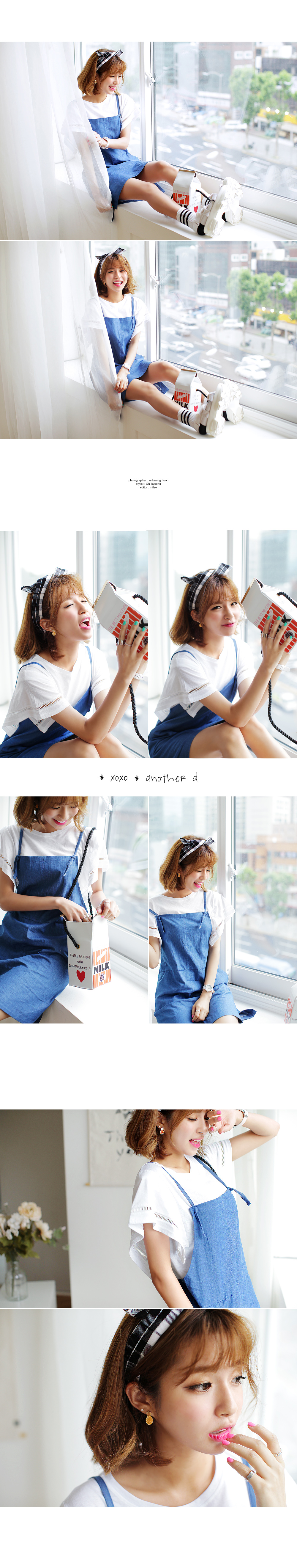 スクエアレーススリーブTシャツ・全3色 | DHOLIC | 詳細画像8