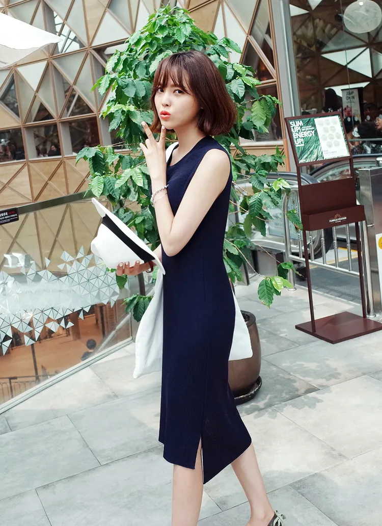 <font color=red><b>●●雑誌Seventeen11月号/S Cawaii!10月号掲載●●</b></font>レーヨンニットロングワンピース・全4色 | DHOLIC | 詳細画像1