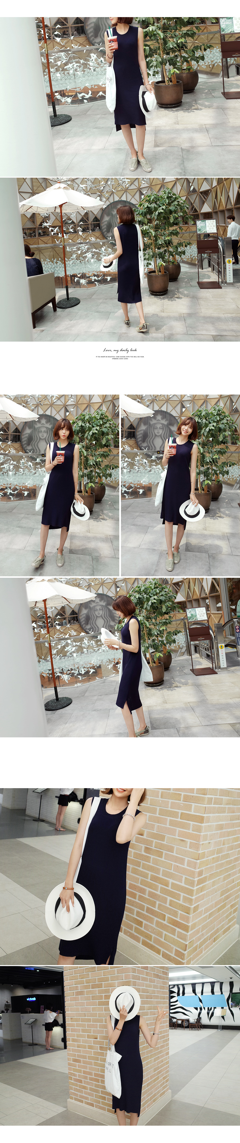 <font color=red><b>●●雑誌Seventeen11月号/S Cawaii!10月号掲載●●</b></font>レーヨンニットロングワンピース・全4色 | DHOLIC | 詳細画像2