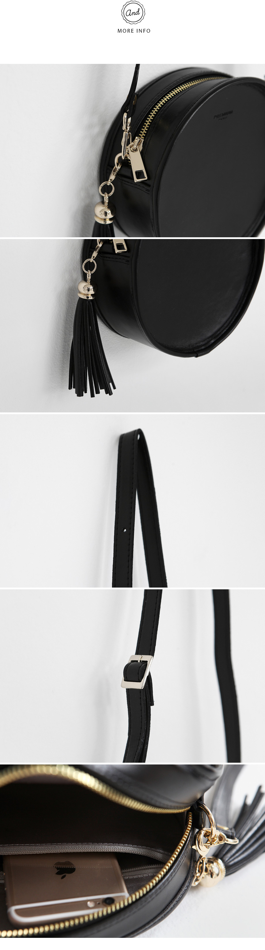 タッセル付きサークルショルダーバッグ・全5色 | DHOLIC | 詳細画像16