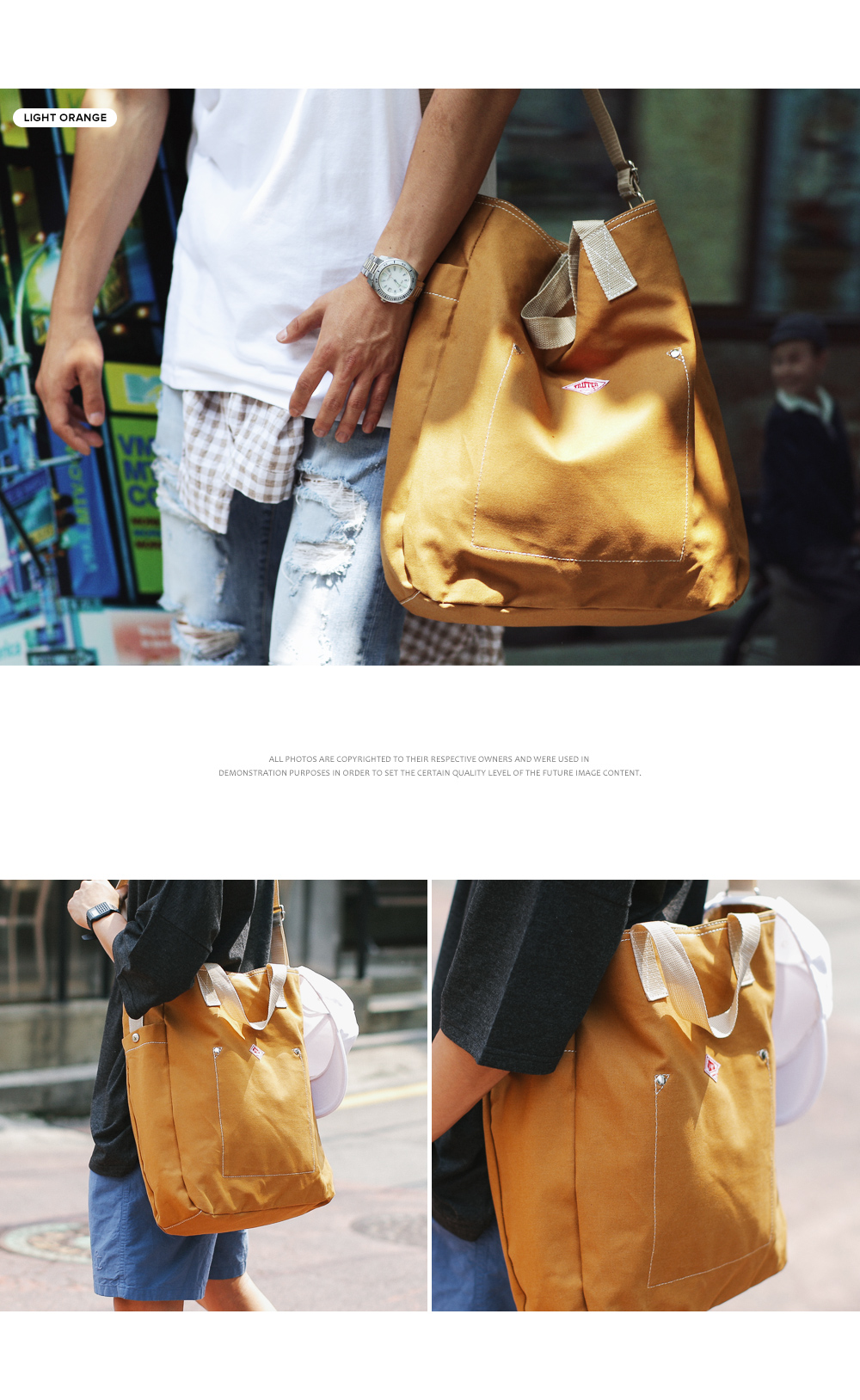 ステッチ2wayコットンバッグ・全2色 | 詳細画像4