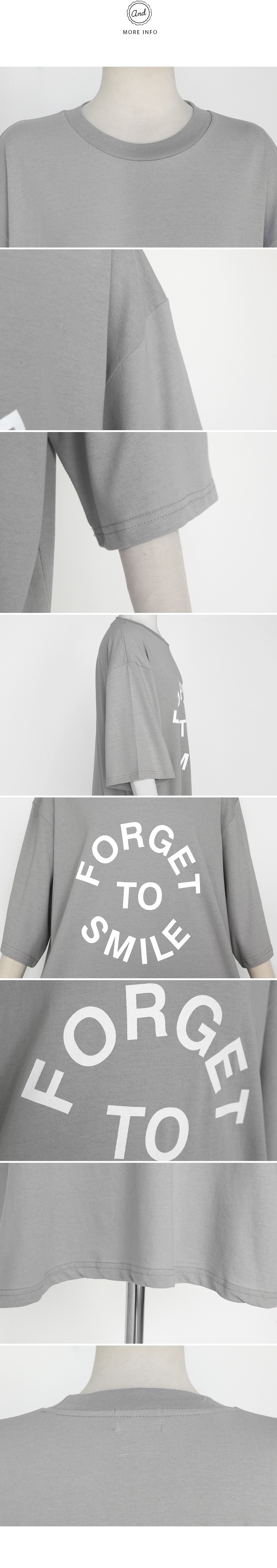 FORGET TO SMILE サークルロゴTシャツ・全4色 | DHOLIC | 詳細画像11