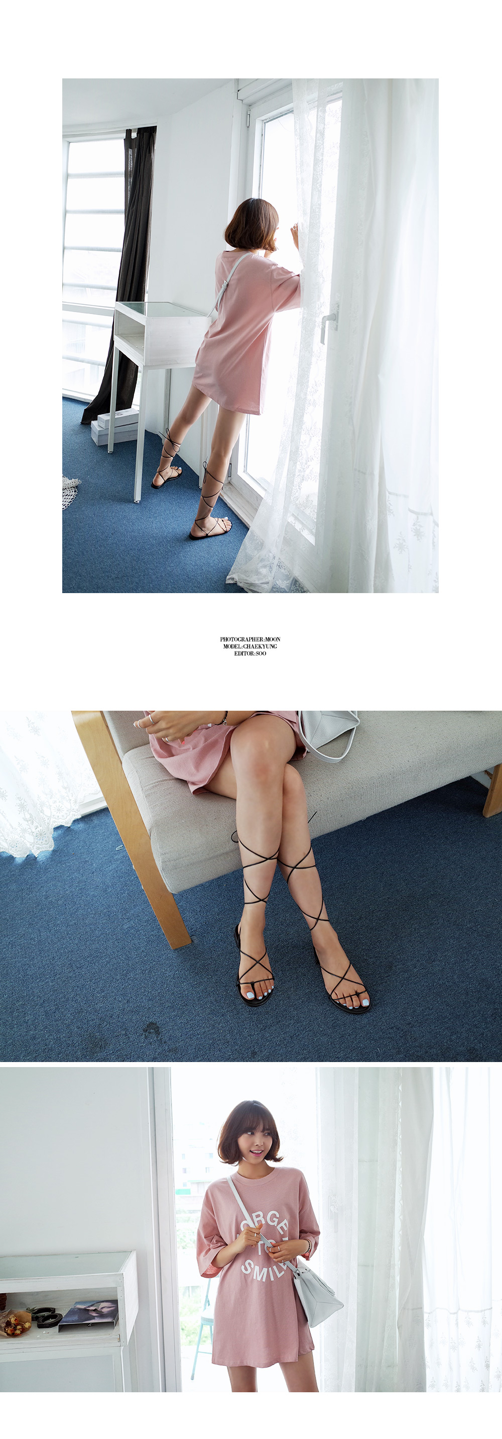 FORGET TO SMILE サークルロゴTシャツ・全4色 | DHOLIC | 詳細画像7