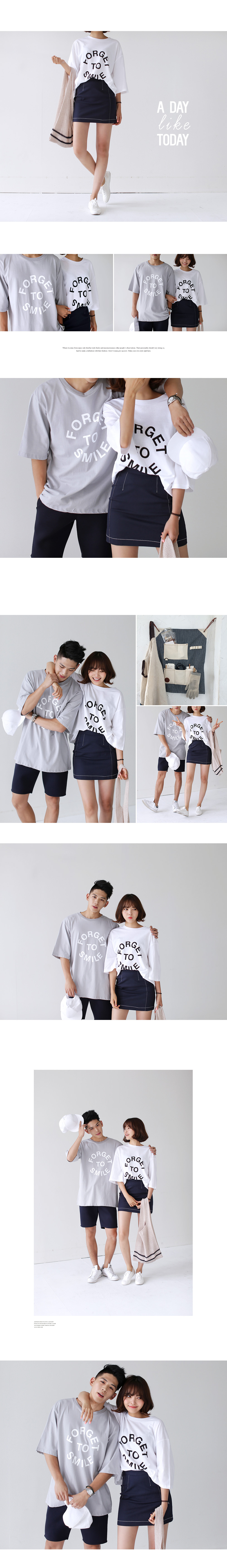 FORGET TO SMILE サークルロゴTシャツ・全4色 | DHOLIC | 詳細画像9