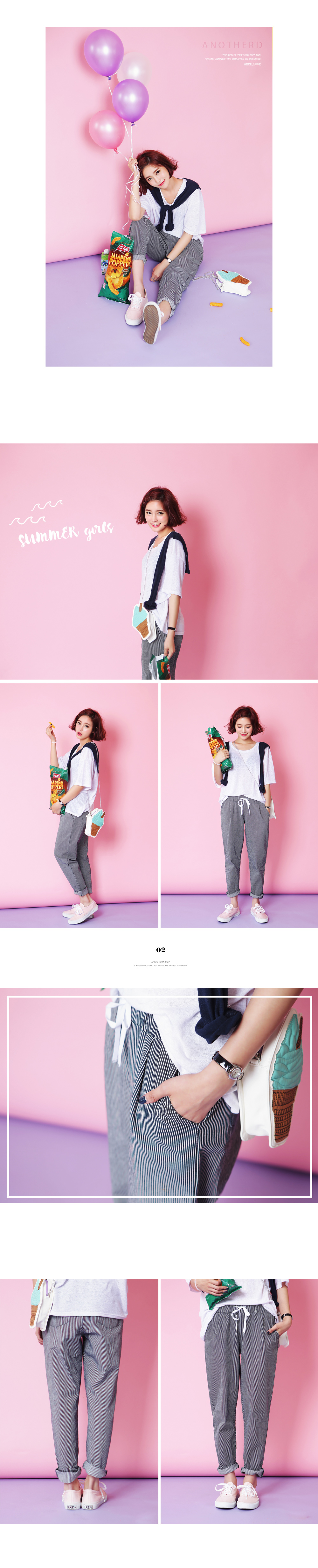 肩掛け風ルーズフィットトップス・全2色 | DHOLIC | 詳細画像3