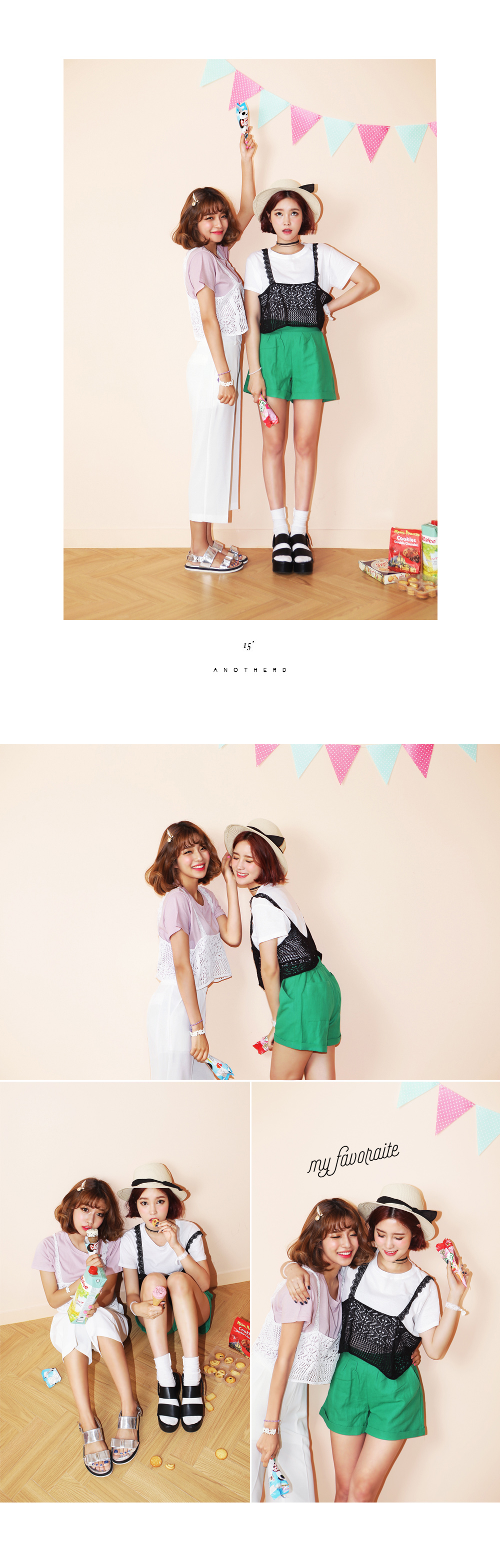 シースルーニットビスチェ・全2色 | DHOLIC | 詳細画像3