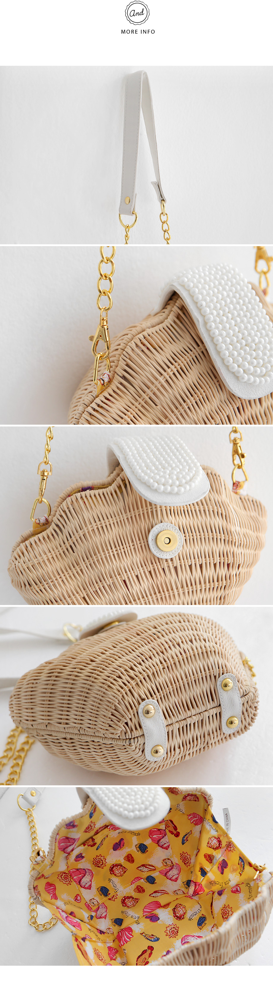 2wayチェーン付シェルバッグ・全1色 | DHOLIC | 詳細画像5