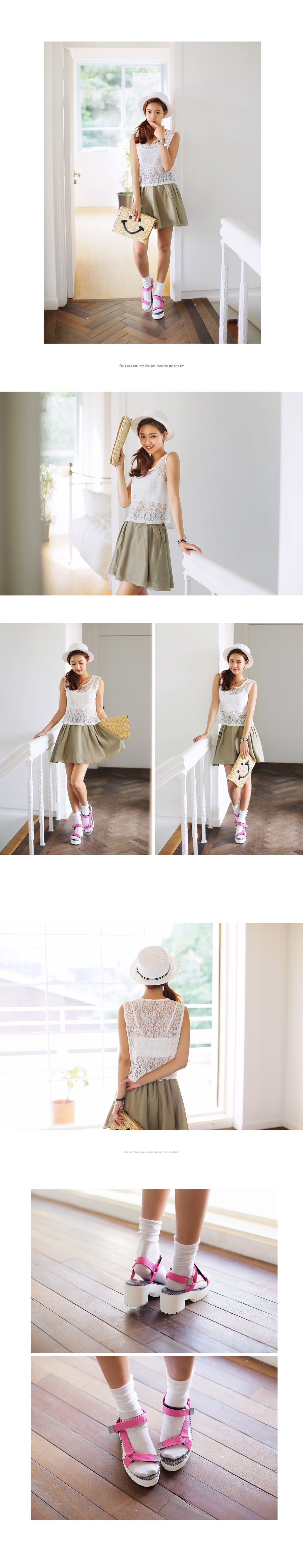 2wayスマイル麦わらバッグ・全1色 | DHOLIC | 詳細画像5