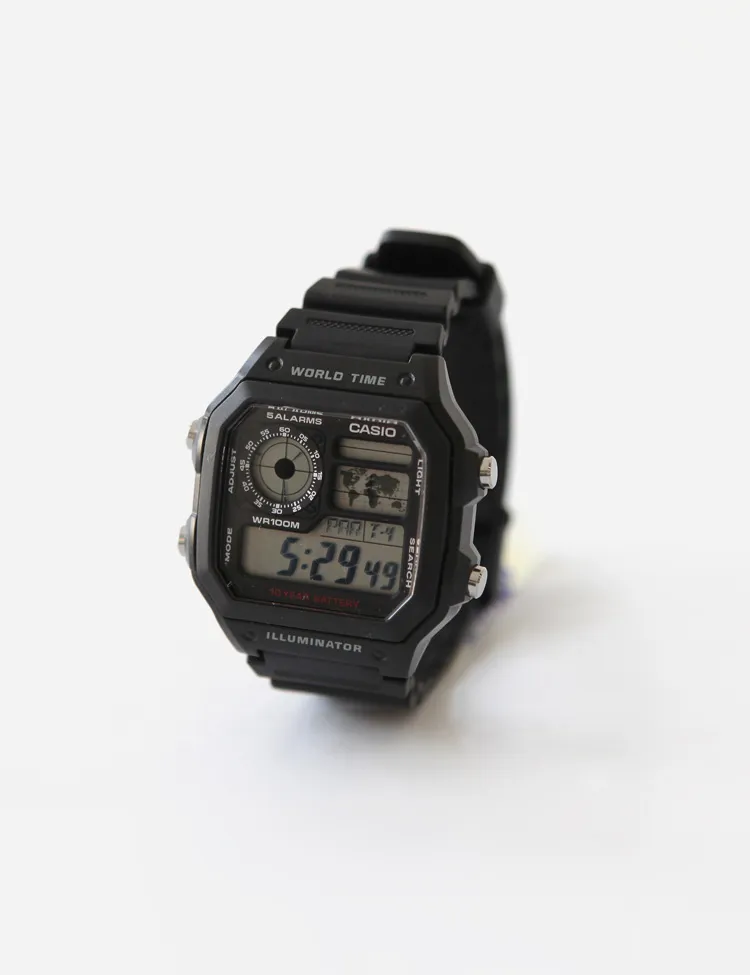 *CASIO*ブラックデジタル腕時計 | 詳細画像1