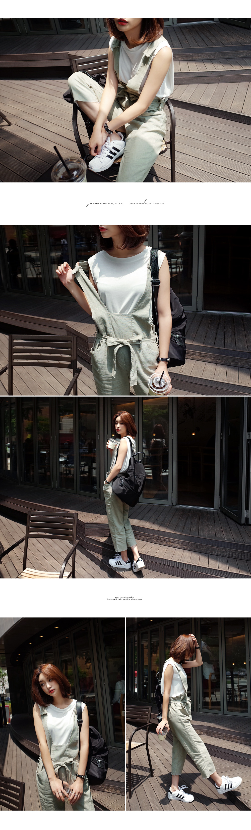 ユニークノースリーブTシャツ・全3色 | DHOLIC | 詳細画像10