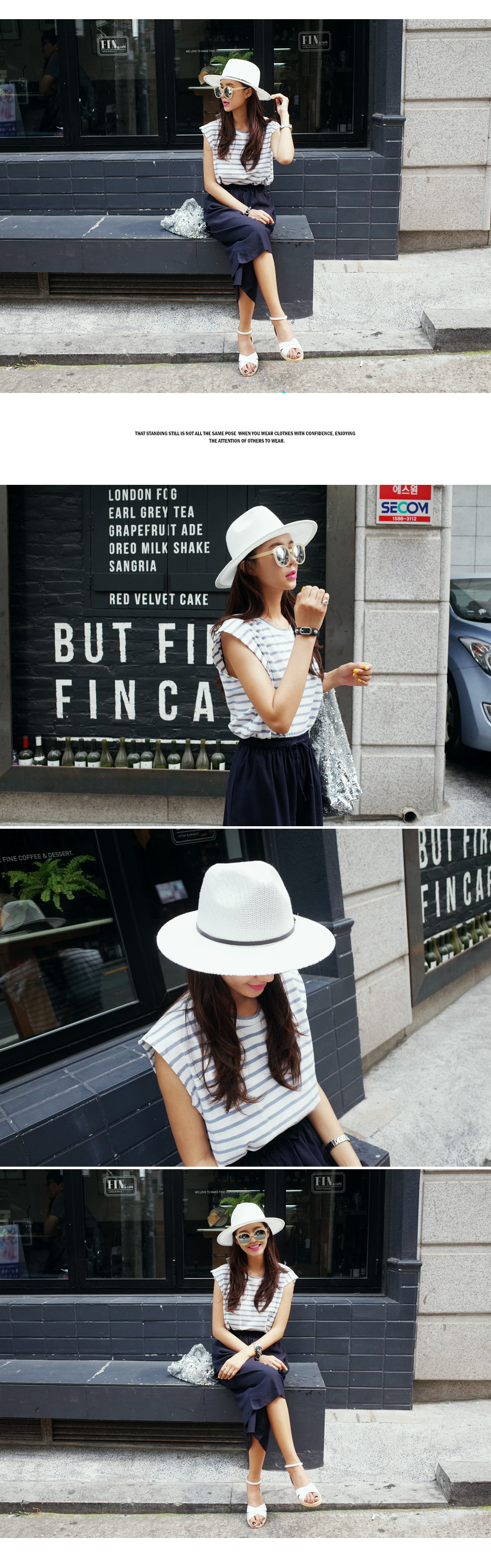 ベルト付き中折れハット・全5色 | DHOLIC | 詳細画像3