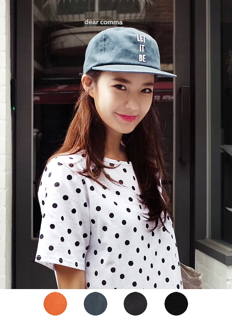 LET IT BE 刺繍ロゴキャップ・全4色 | DHOLIC | 詳細画像1