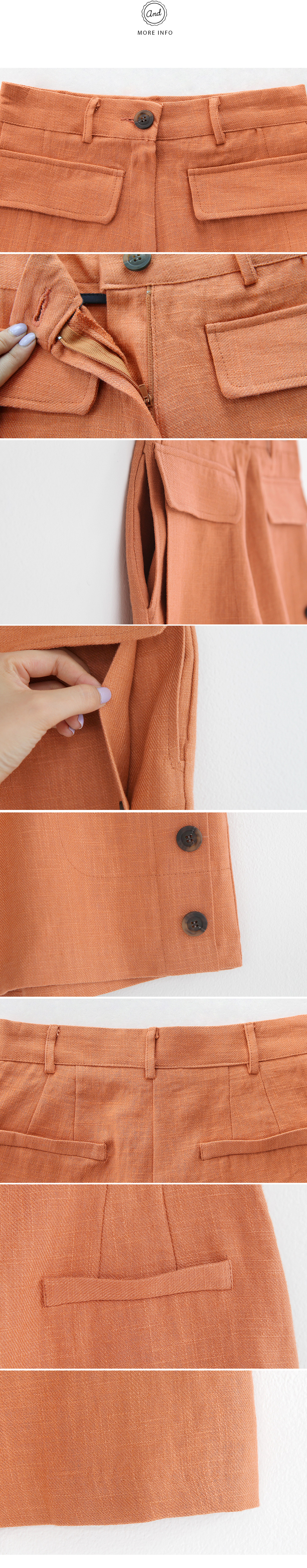 ボタンディテールハイウエストショートパンツ・全3色 | DHOLIC | 詳細画像13