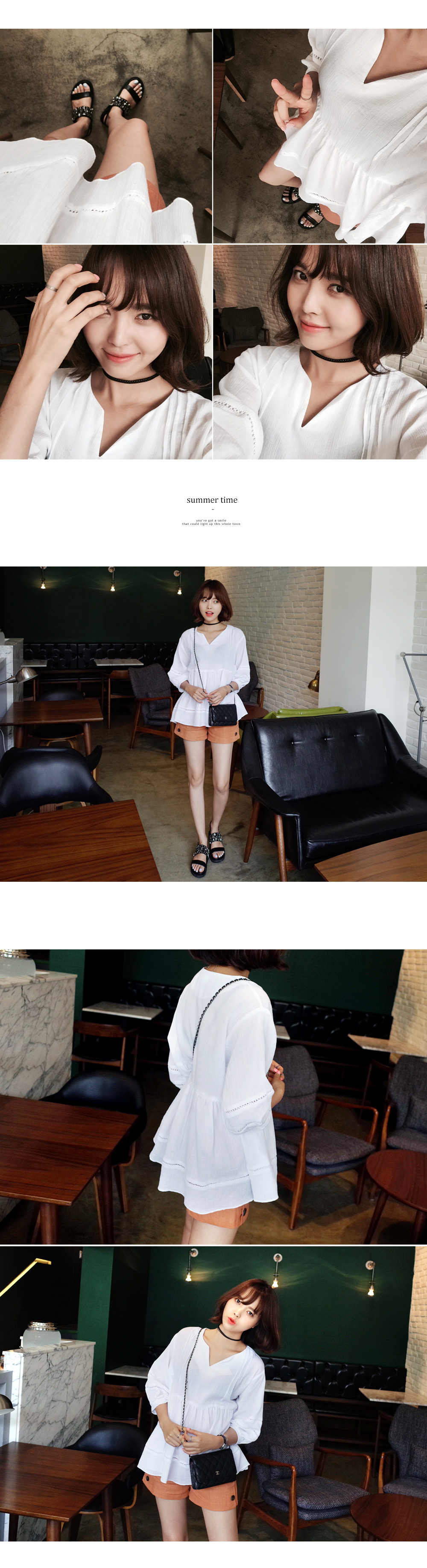 ボタンディテールハイウエストショートパンツ・全3色 | DHOLIC | 詳細画像7