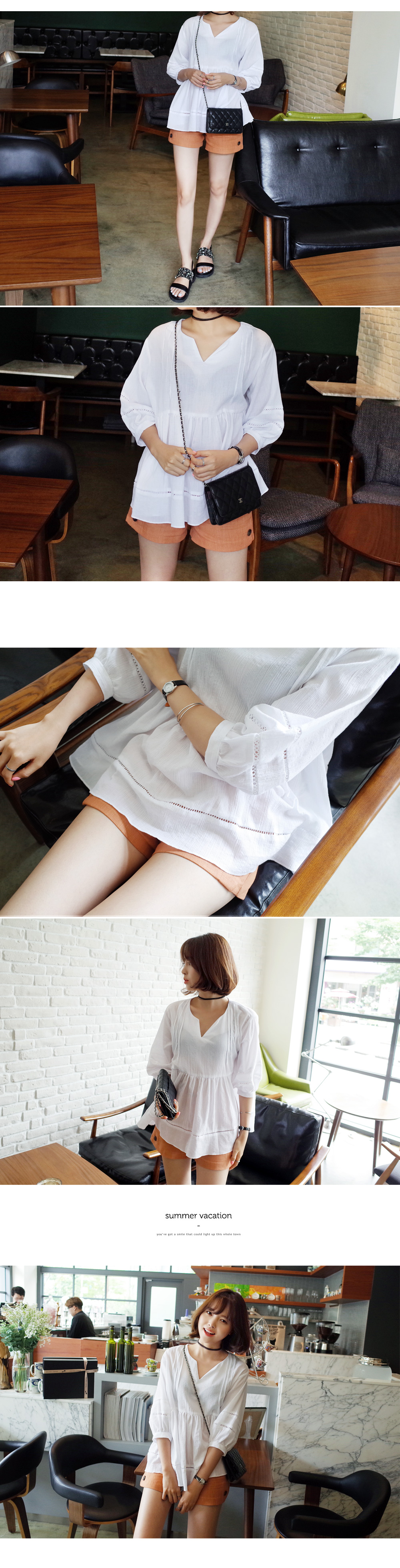 ボタンディテールハイウエストショートパンツ・全3色 | DHOLIC | 詳細画像9