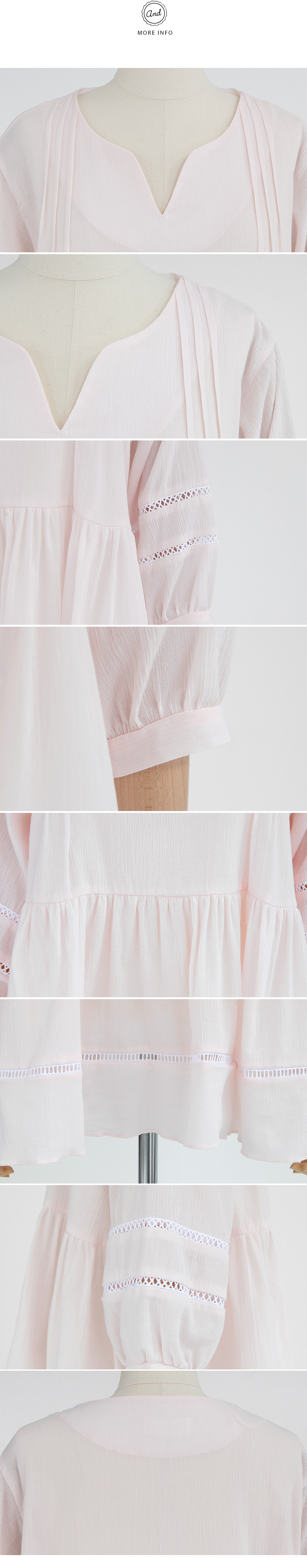 Vネックフレアブラウス・全2色 | DHOLIC | 詳細画像8