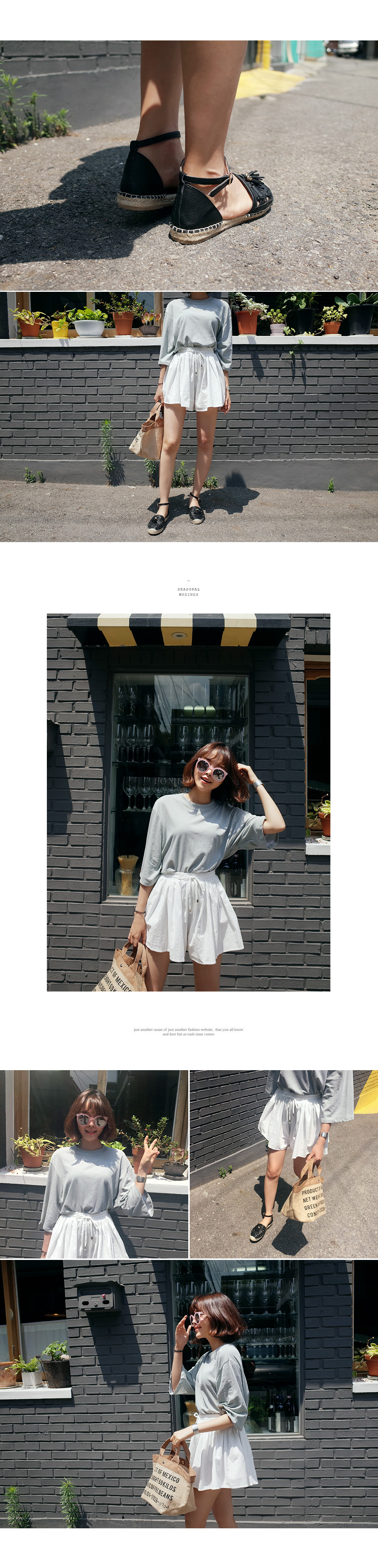 ウエストゴムキュロットパンツ・全3色 | DHOLIC | 詳細画像3