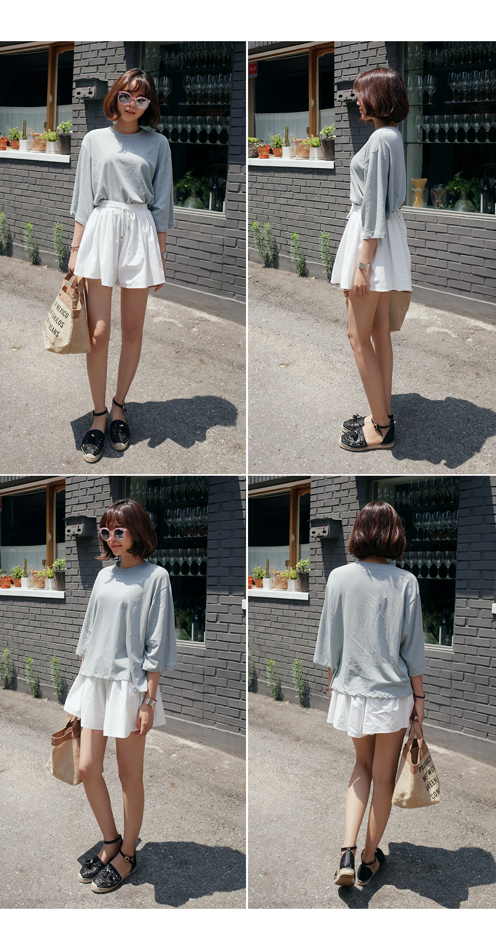 ウエストゴムキュロットパンツ・全3色 | DHOLIC | 詳細画像8