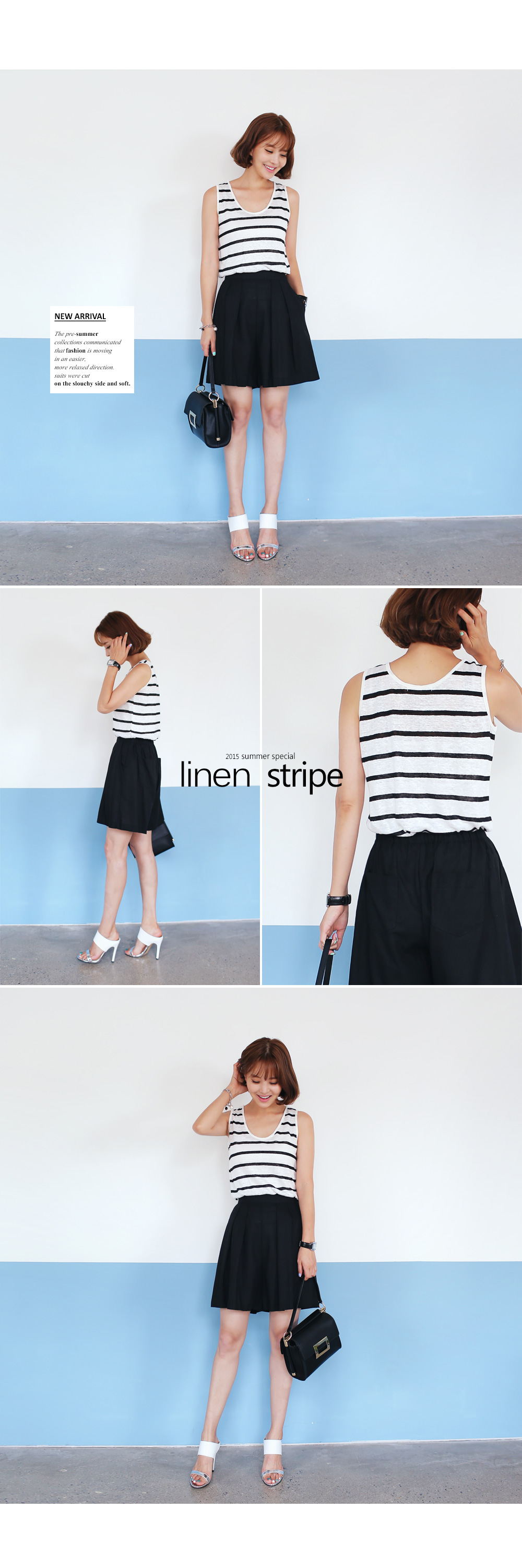 リネンフレアショートパンツ・全4色 | DHOLIC PLUS | 詳細画像4