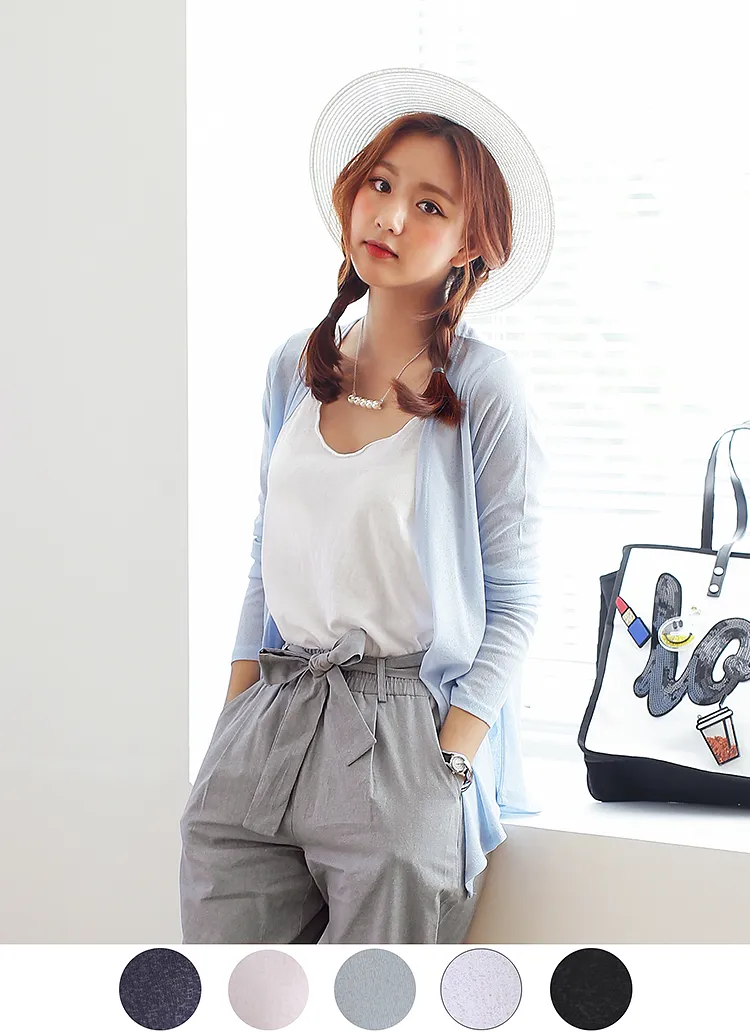 シースルーフレアオープンカーディガン・全5色 | DHOLIC | 詳細画像1