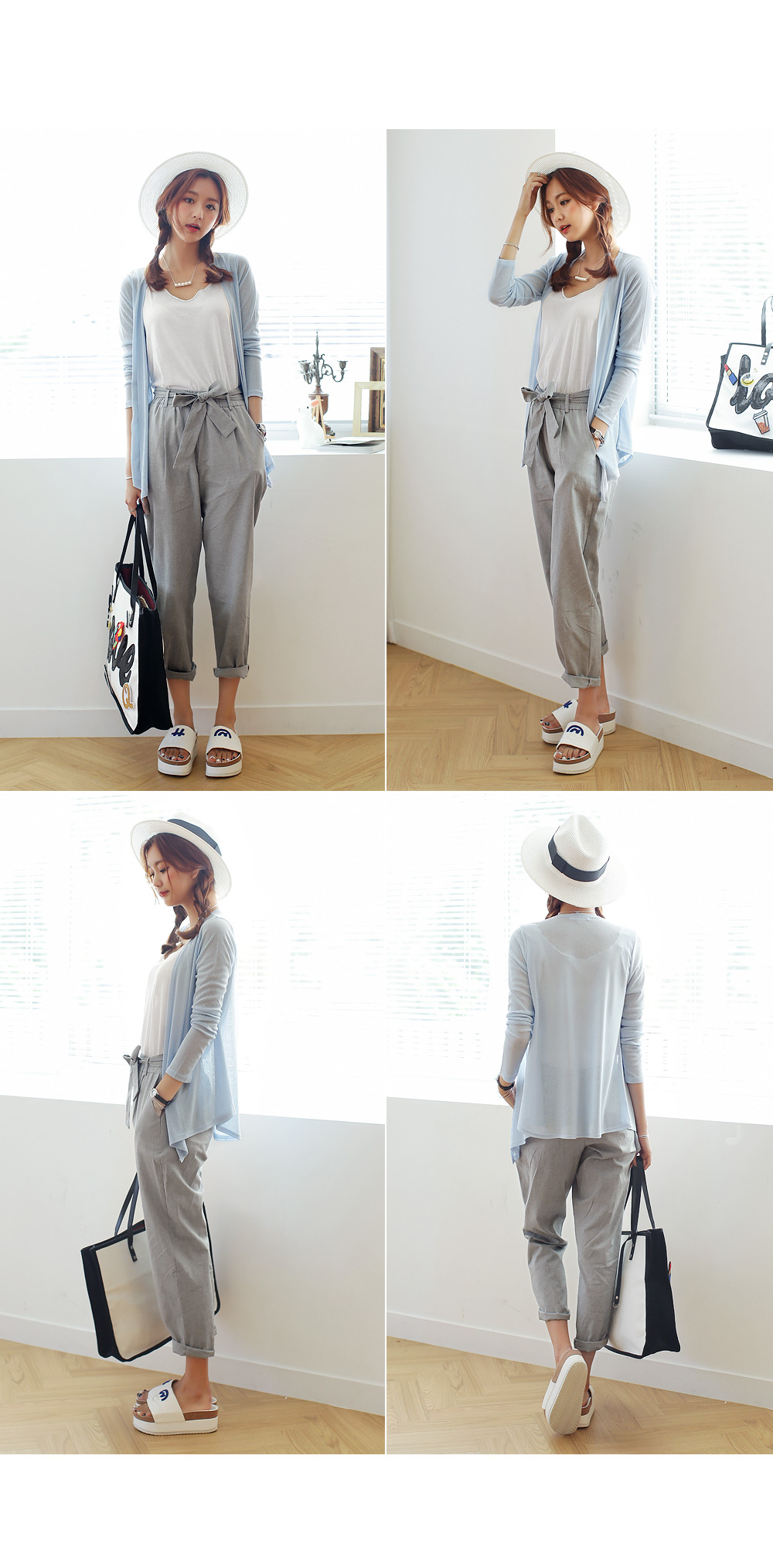 シースルーフレアオープンカーディガン・全5色 | DHOLIC | 詳細画像8