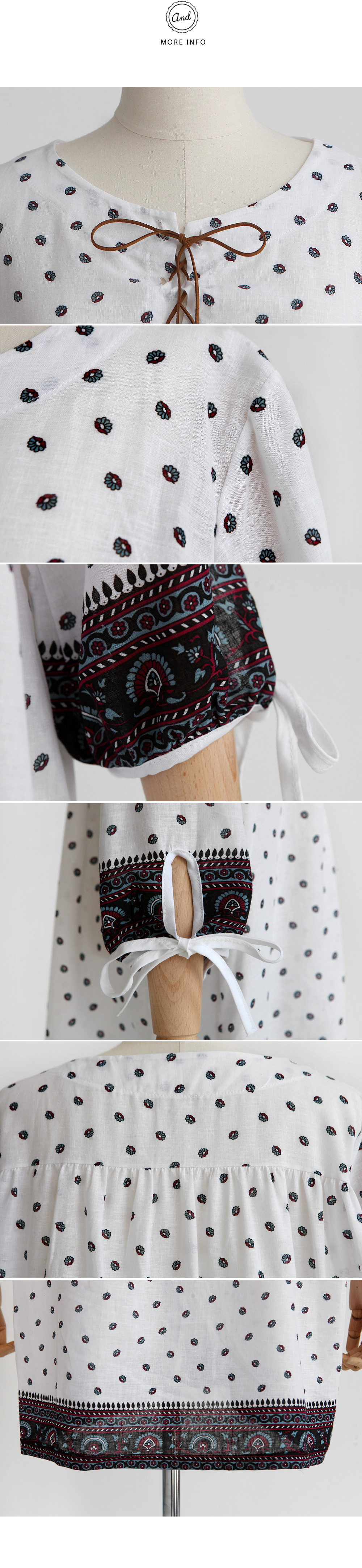 エスニックプリントミニワンピース・全2色 | DHOLIC | 詳細画像9