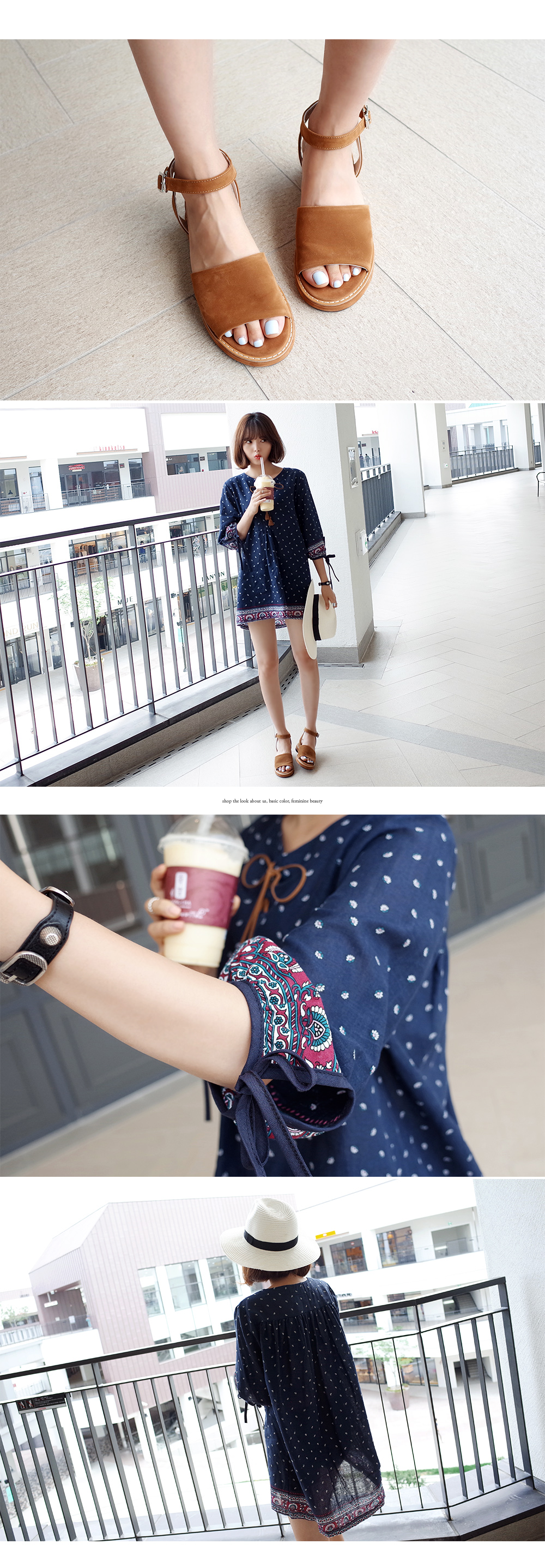 エスニックプリントミニワンピース・全2色 | DHOLIC | 詳細画像5