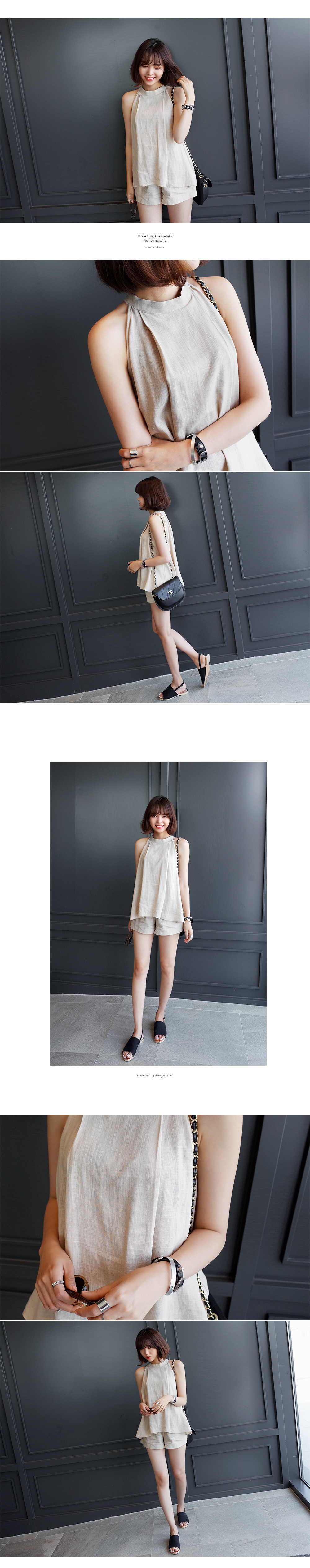 アメスリフレアトップス&ショートパンツセットアップ・全2色 | DHOLIC | 詳細画像2