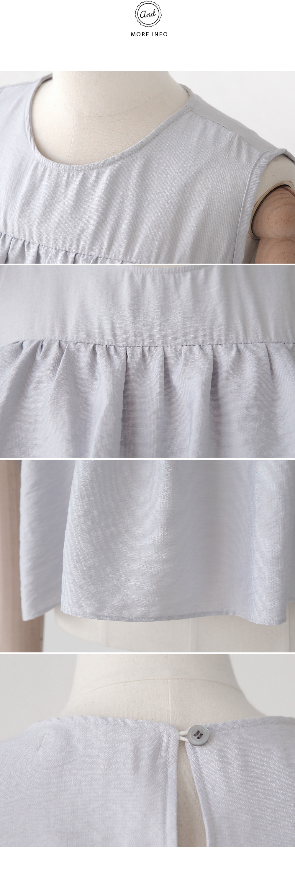 ノースリーブフリルブラウス・全2色 | DHOLIC | 詳細画像6