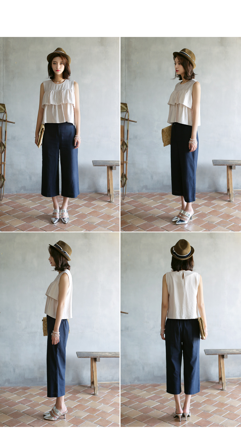 ノースリーブフリルブラウス・全2色 | DHOLIC | 詳細画像5