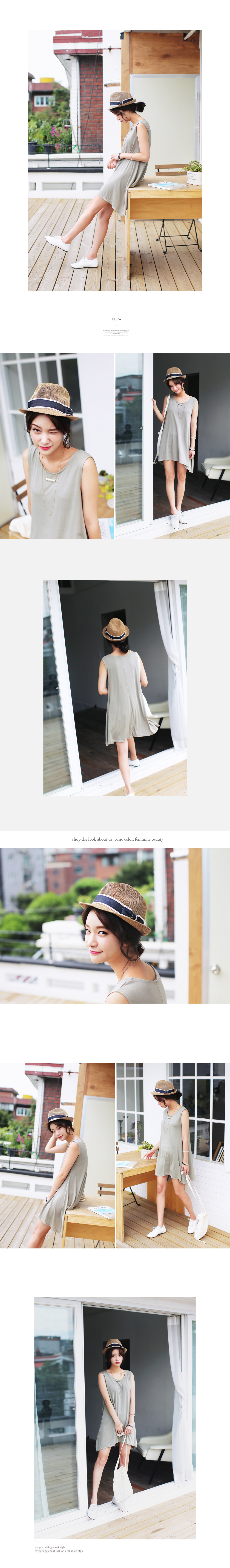 デニムストラップストローハット・全3色 | DHOLIC | 詳細画像3