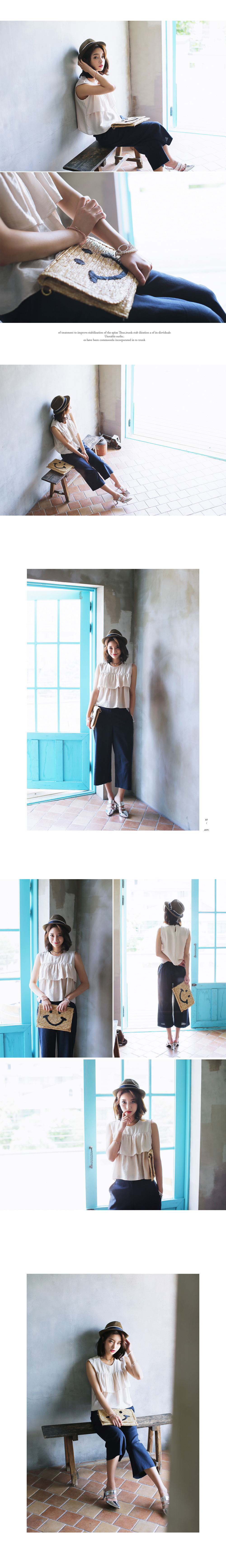 デニムストラップストローハット・全3色 | DHOLIC | 詳細画像4